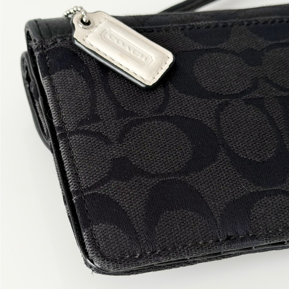 Vintage Coach Signature Turn-lock Wallet Crossbody - Picture 11 of 14